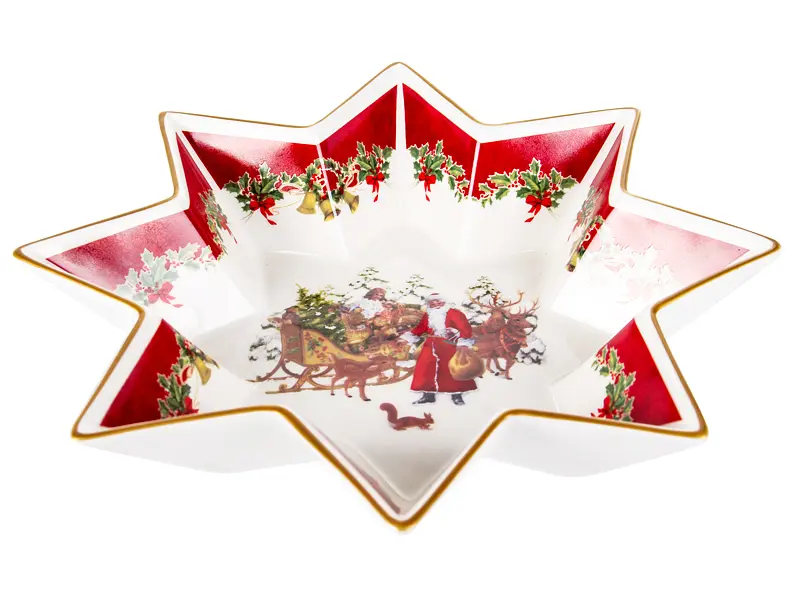 Салатник Lefard Christmas Collection, фарфор, 26 см (986-128) - фото 2