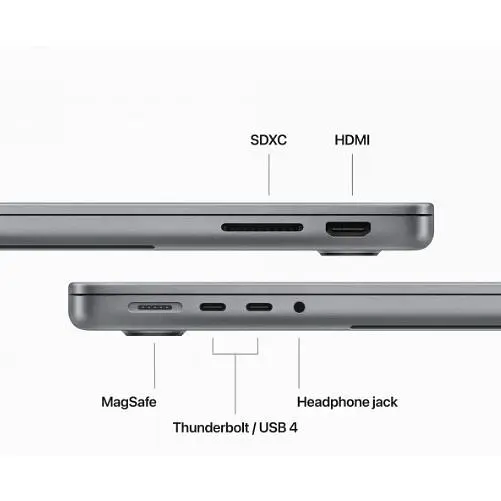 Ноутбук Apple MacBook Pro 14" Space Gray Late 2023 (Z1C80001D) - фото 6