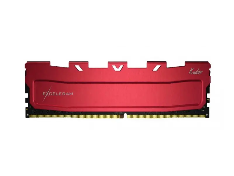 Модуль пам'яті Exceleram 16 GB (2x8GB) DDR4 3200 MHz Red Kudos (EKBLACK4163222AD) - фото 2