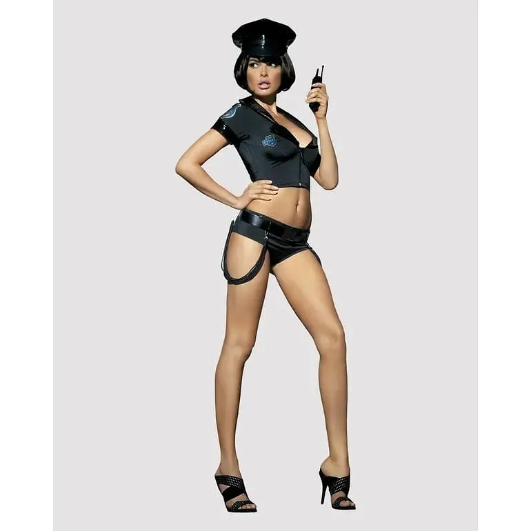 Эротический костюм Obsessive Police Set S/M - фото 5