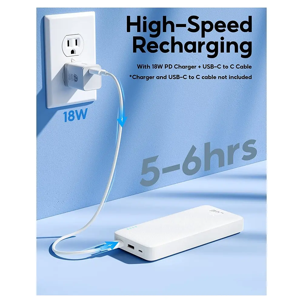 Внешний аккумулятор Baseus Power Bank Fast Charging 20000mAh 20W (PPAP20K) - фото 3