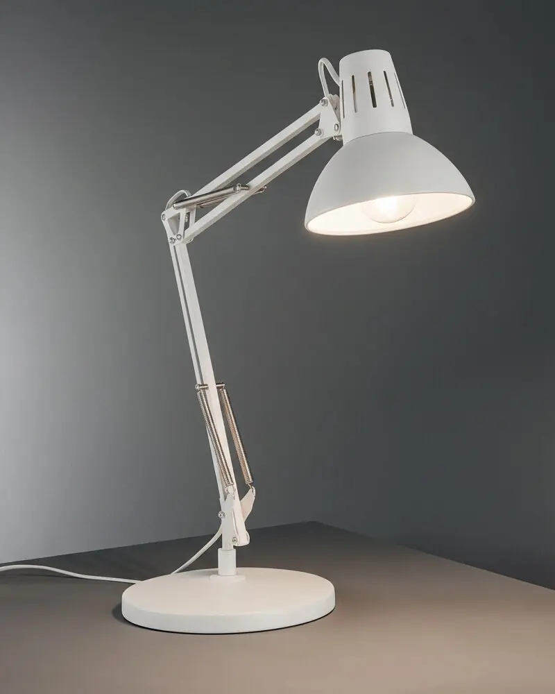 Настільна лампа Ideal Lux Wally 193991 E27 1x60W IP20 біла - фото 2