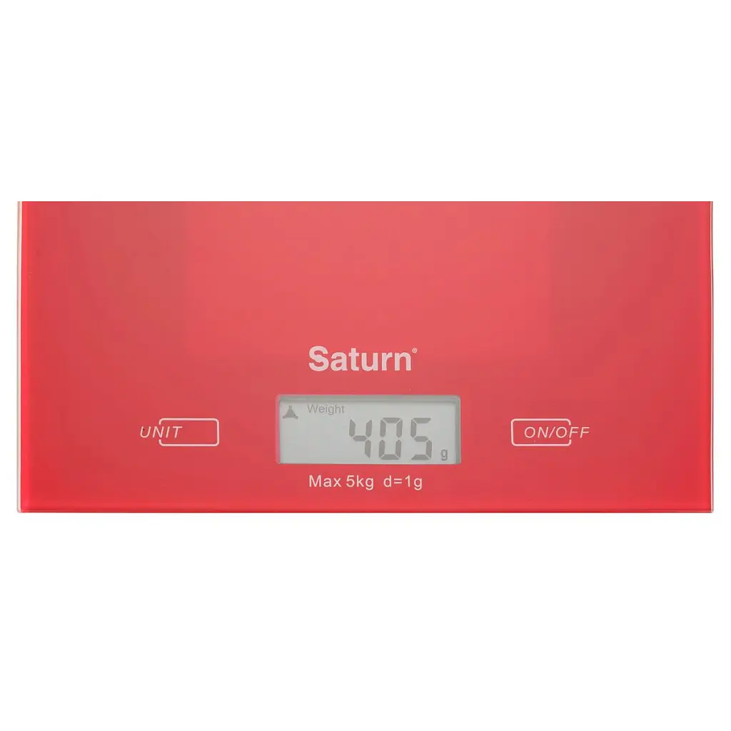 Ваги кухонні Saturn ST-KS7810 Red - фото 2
