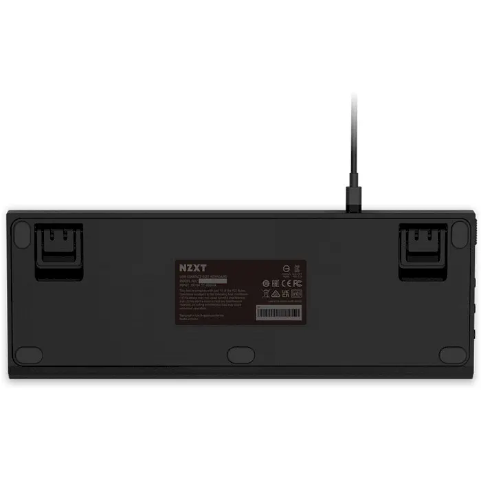 Клавиатура NZXT Function MiniTKL RGB Gateron Linear Red Switches ENG USB Matte Black (KB-175US-BR) - фото 3