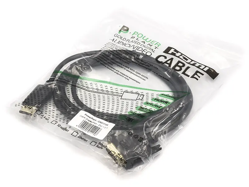Кабель PowerPlant DisplayPort - DVI, 1.8м (CA911158) - фото 2