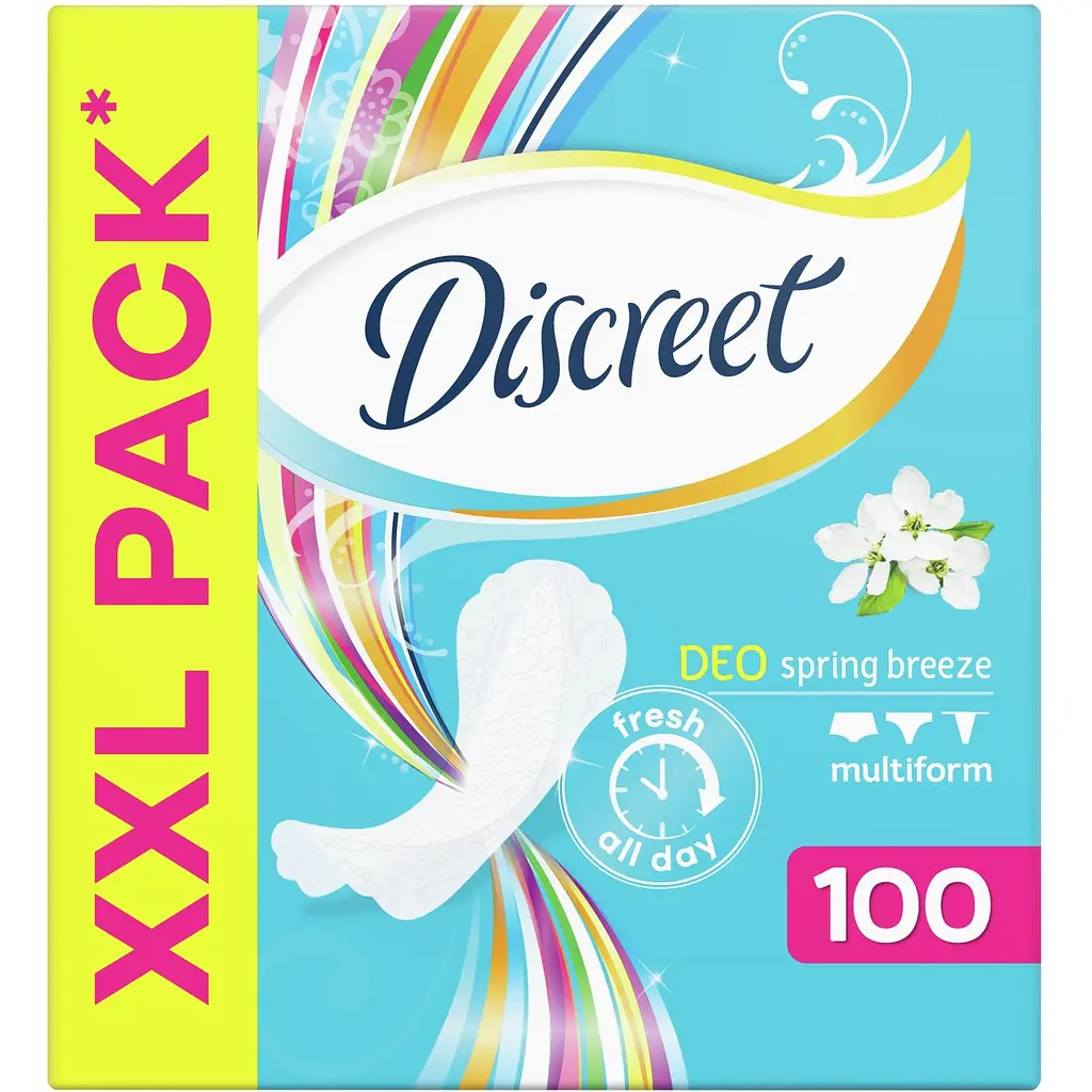 Ежедневные прокладки Discreet Deo Spring Breeze 100 шт. - фото 2
