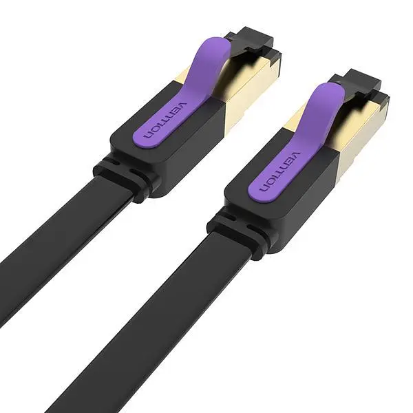 Патч-корд Vention CAT7 SSTP Ethernet, 10 m, Black (ICABL) - фото 2