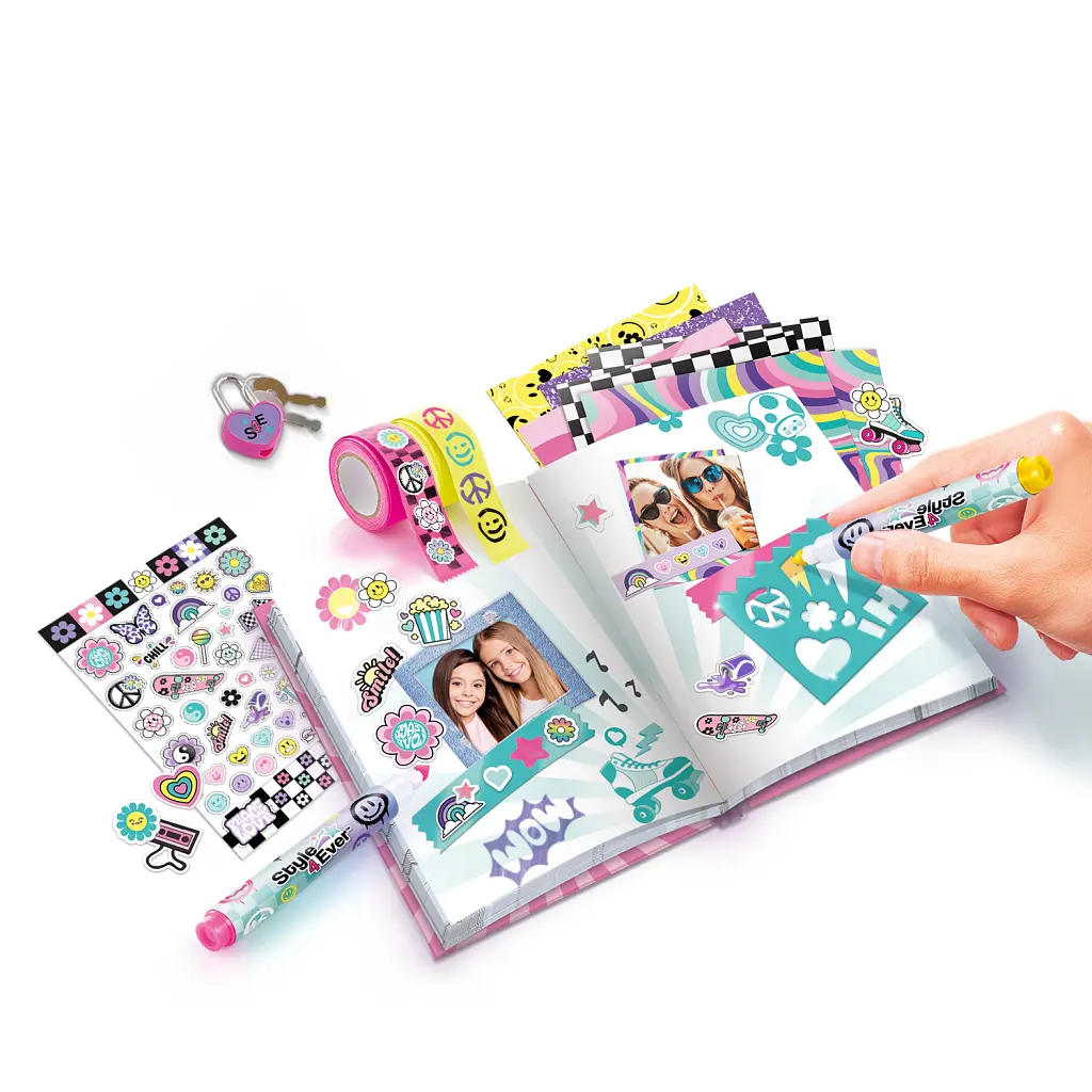 Набір для творчості Canal Toys DIY Style 4 Ever Скрапбукінг: Щоденник для таємниць (OFG298) - фото 5