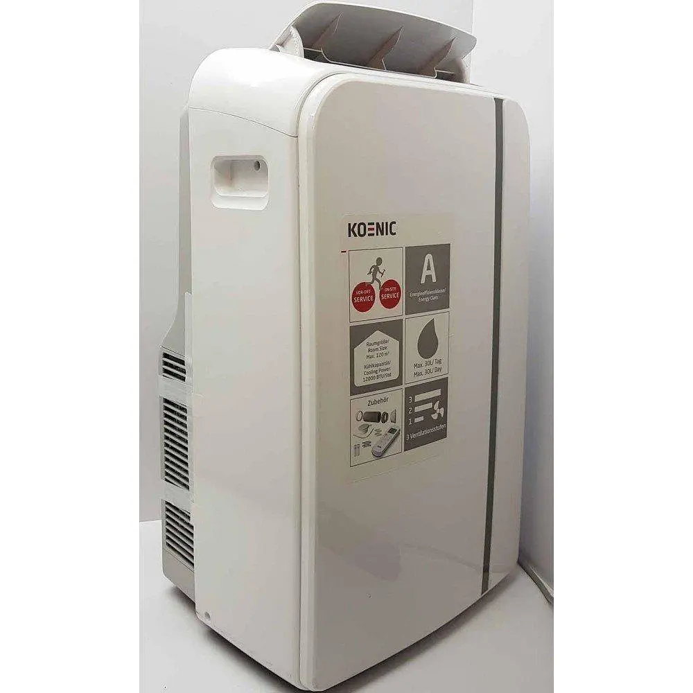 Кондиціонер мобільний KOENIC KAC 3351, 1350 Вт, 120 м³ з функцією охолодження, вентиляції, осушення - фото 3