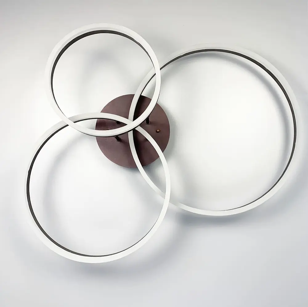 LED люстра Anelli Coffee на 3 кольца Ст. A 8008/3 BCoffee | Line F - фото 2