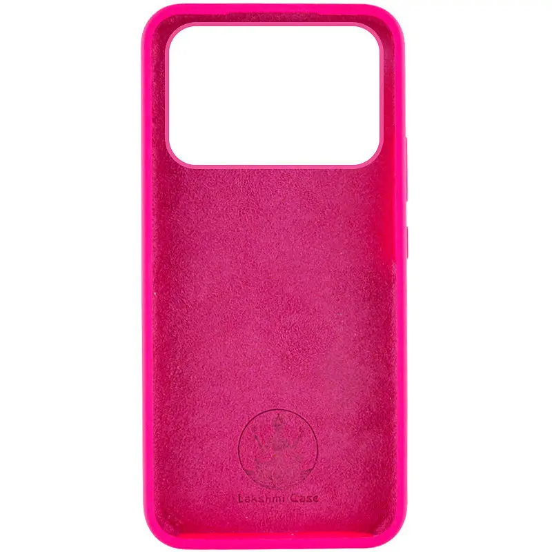 Чехол Silicone Cover Lakshmi (AAA) для Xiaomi Poco X6 Pro Розовый / Barbie pink - фото 2