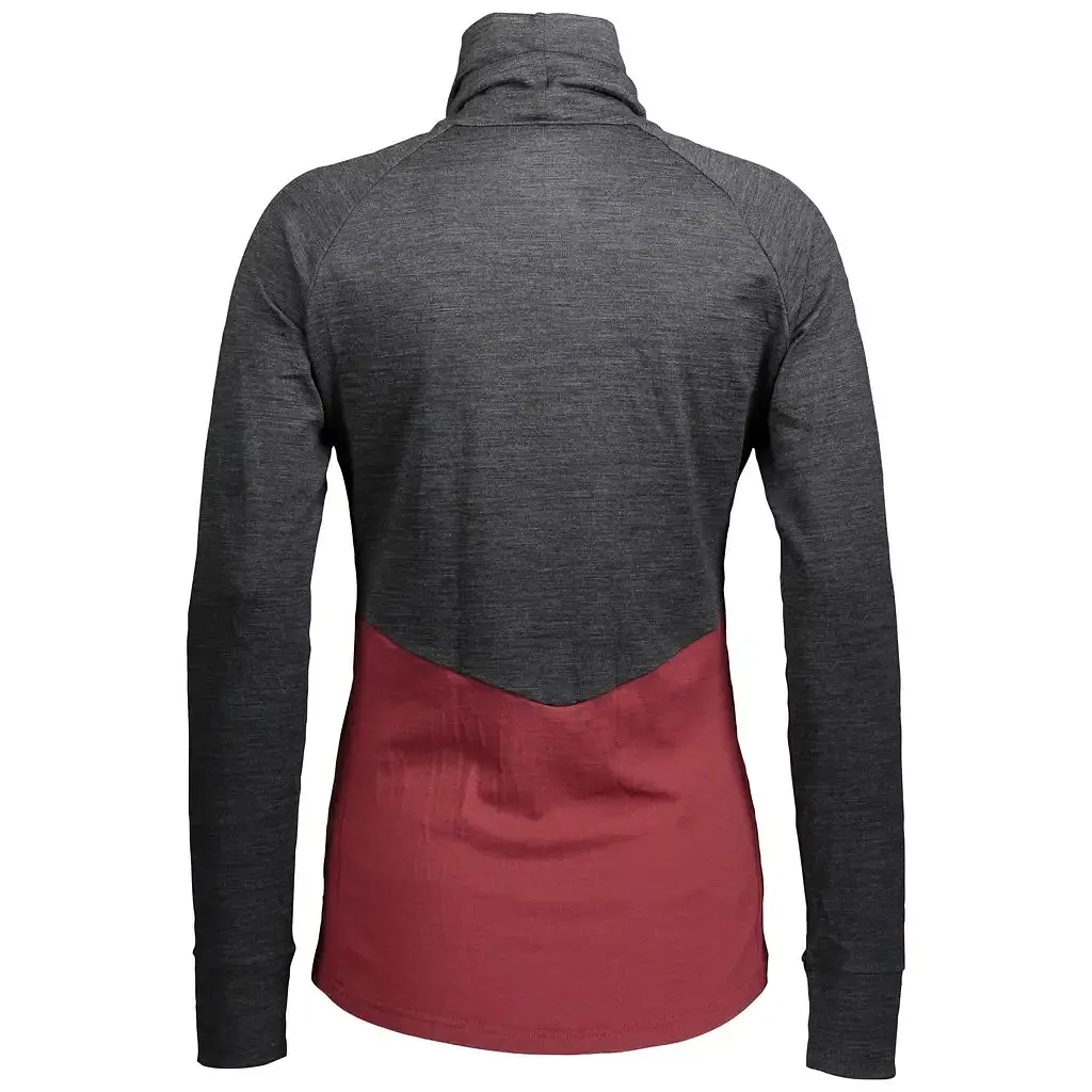 Термокофта Scott W Defined Neck Merino Dark Grey/Red S (1081-283805.7051.006) - фото 2