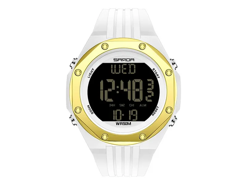 Наручные часы мужские 6093 White-Gold Sanda acs0030959 - фото 2