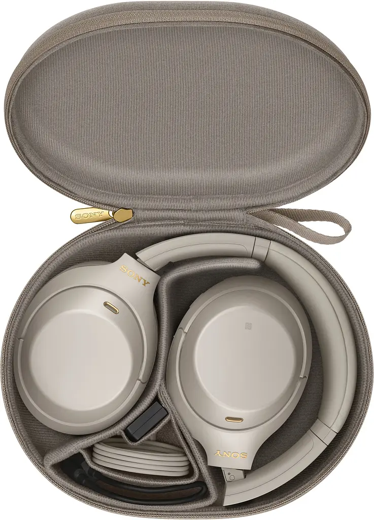 Наушники Sony MDR-WH1000XM4 Over-ear ANC Hi-Res Wireless Silver (WH1000XM4S.CE7) - фото 8