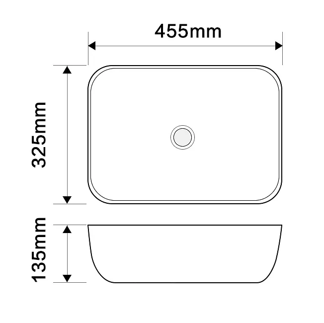 Умывальник накладной Mixxus Premium Diverse-0112 white-Black 455x325x135 мм MP6542, Белый - фото 8