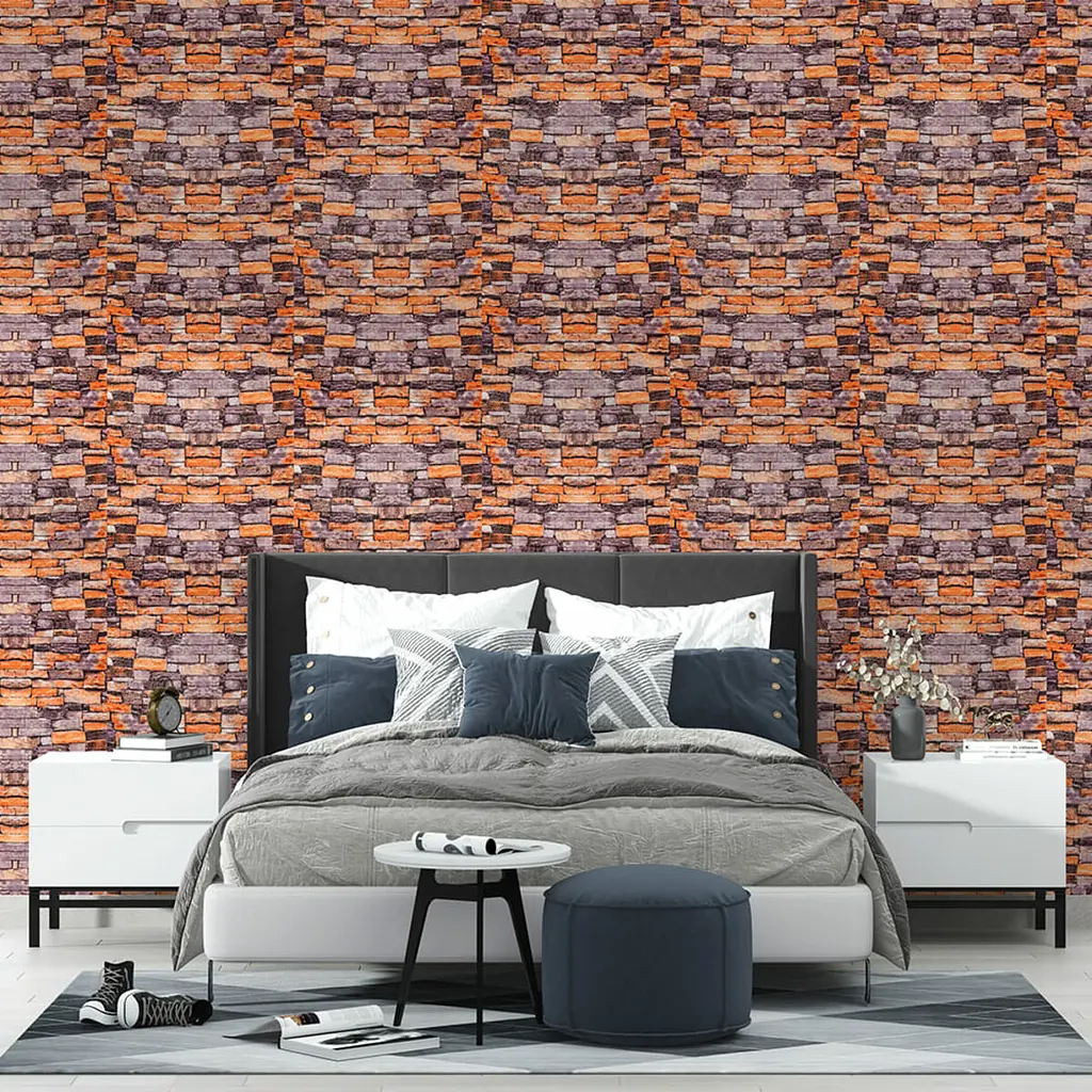 Самоклеюча 3D панель піщаник катеринослав цегла Sticker Wall 20000х700х3мм - фото 7