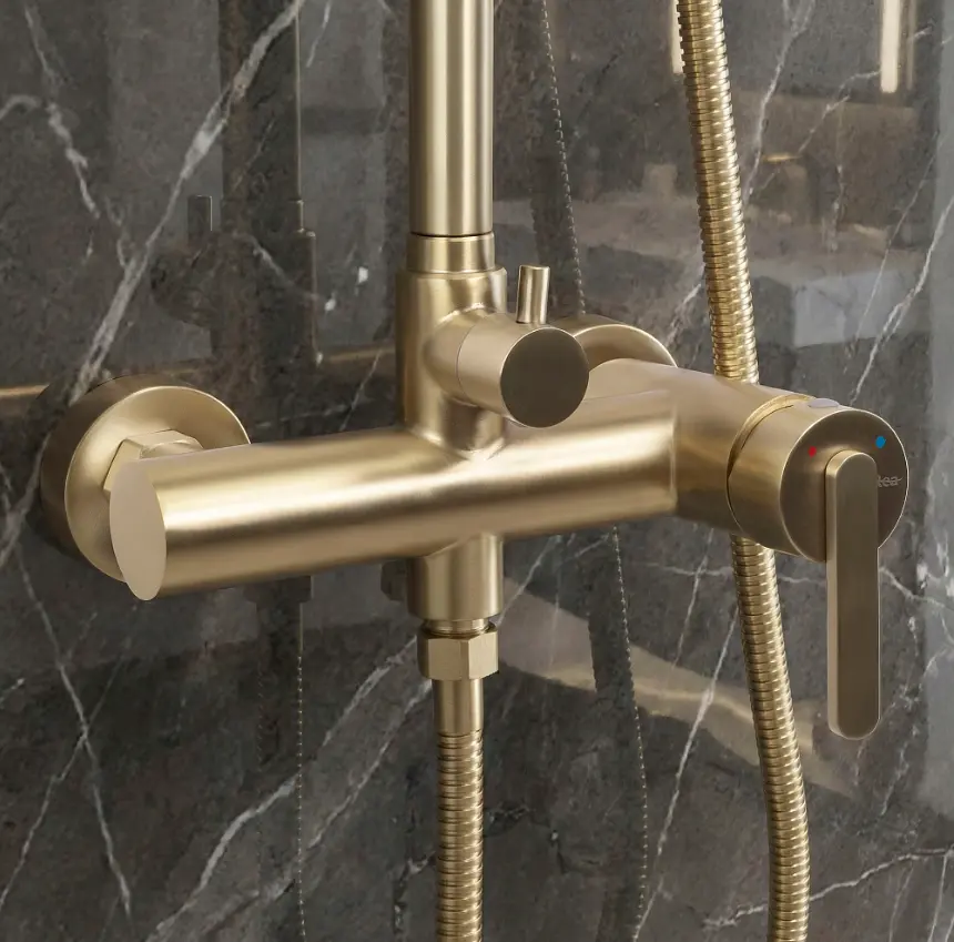 Душова система Rea Ontario brushed gold REA-P9494 - фото 2