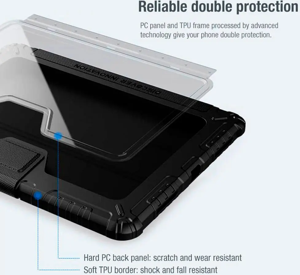 Чохол-книжка Nillkin Bumper Pro для Apple iPad Pro 12.9'' (2020-2022) Black [91635] - фото 4