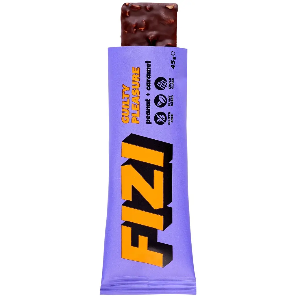 Набір шоколадних батончиків Fizi Guilty pleasure box Peanut + caramel 10 шт. - фото 2