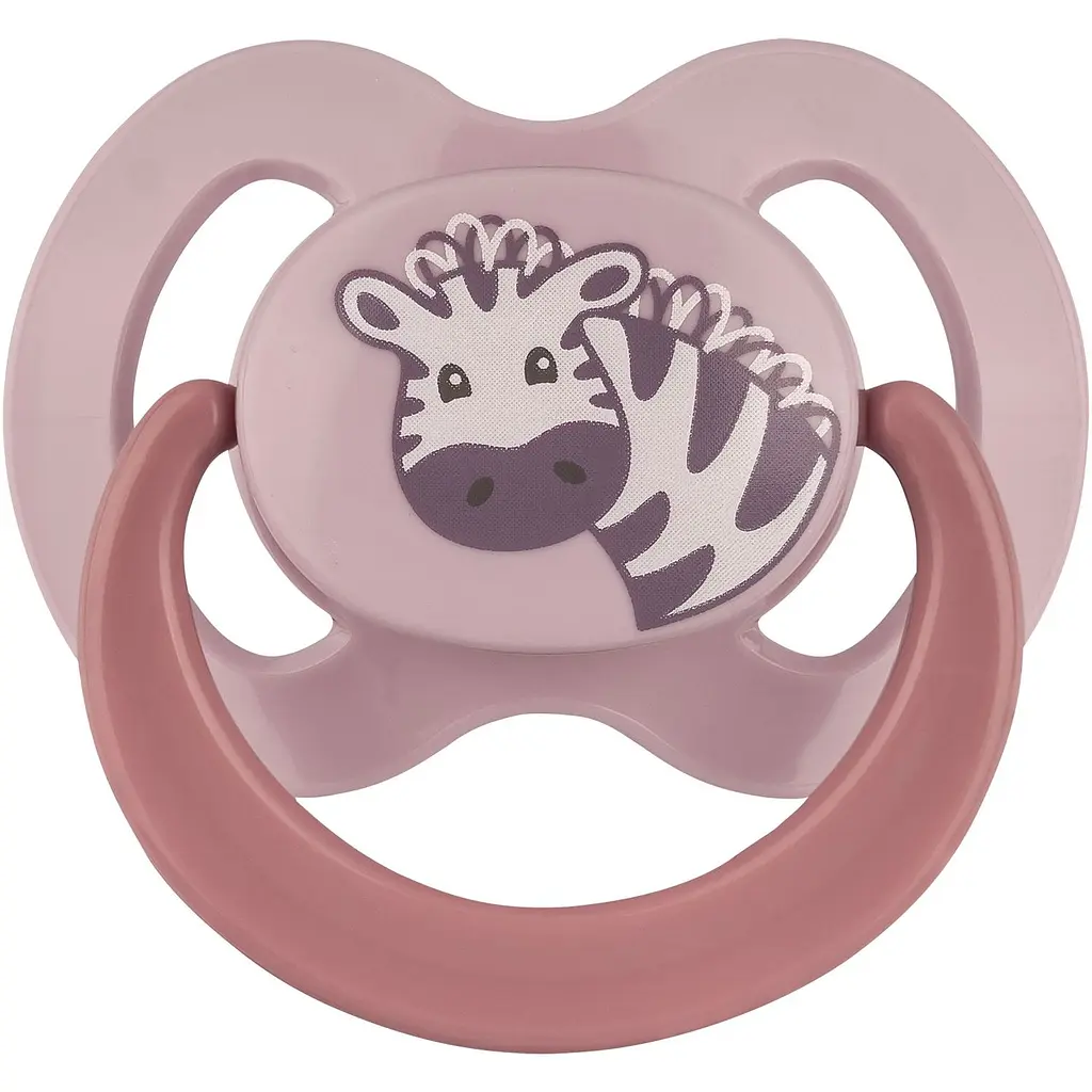 Пустышка силиконовая Baby-Nova Pets анатомическая 6-18 мес. розовый и сиреневый 2 шт. (3962318) - фото 2