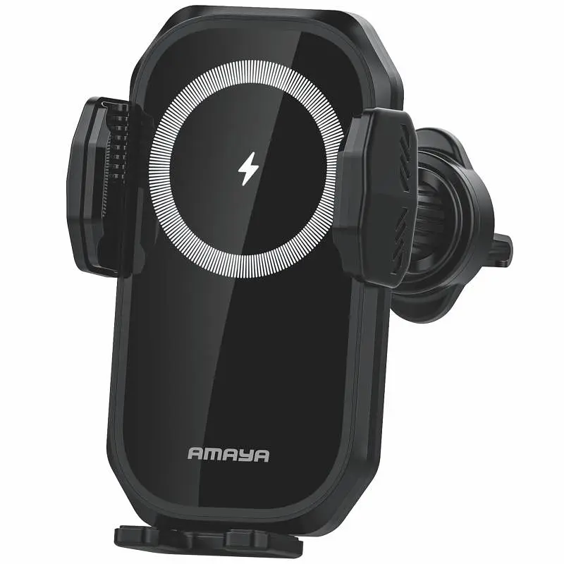 Автоутримувач із БЗУ APH-W10 15W (air outlet) Black Amaya teh0029299 - фото 2