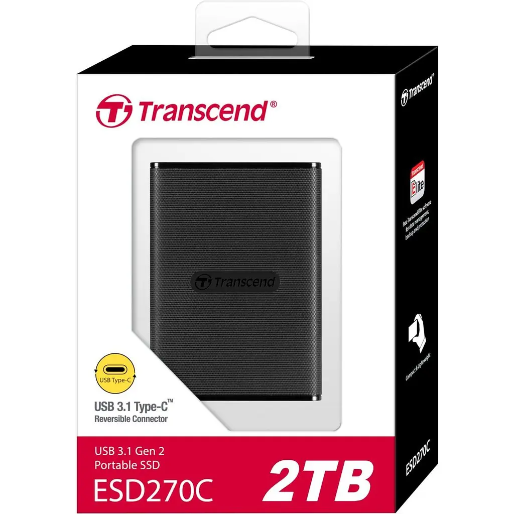 Зовнішній SSD накопичувач Transcend ESD270C 2TB (TS2TESD270C) [135338] - фото 6