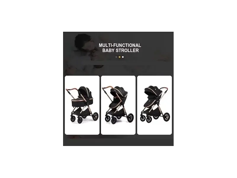 Коляска універсальна 3 в 1 Kidilo H2D Khaki Beige - фото 9