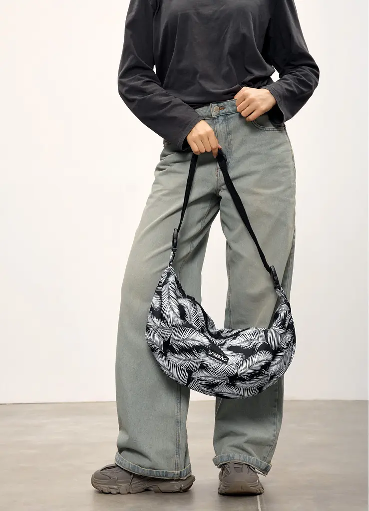 Жіноча сумка Sambag HOBO Bag-glove принт "Palm" 50 х 28 х 5 см (53400720) - фото 5