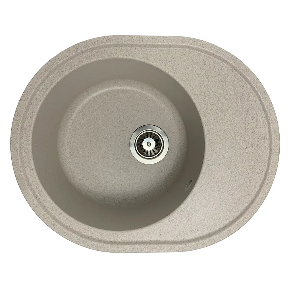 Кухонна мийка Adamant VAST avena 610x495x200 мм, з крилом 61 см - фото 5