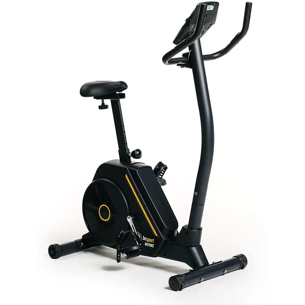 Велотренажер Besport BS-6047 Maybike електромагнітний чорно-жовтий - фото 4