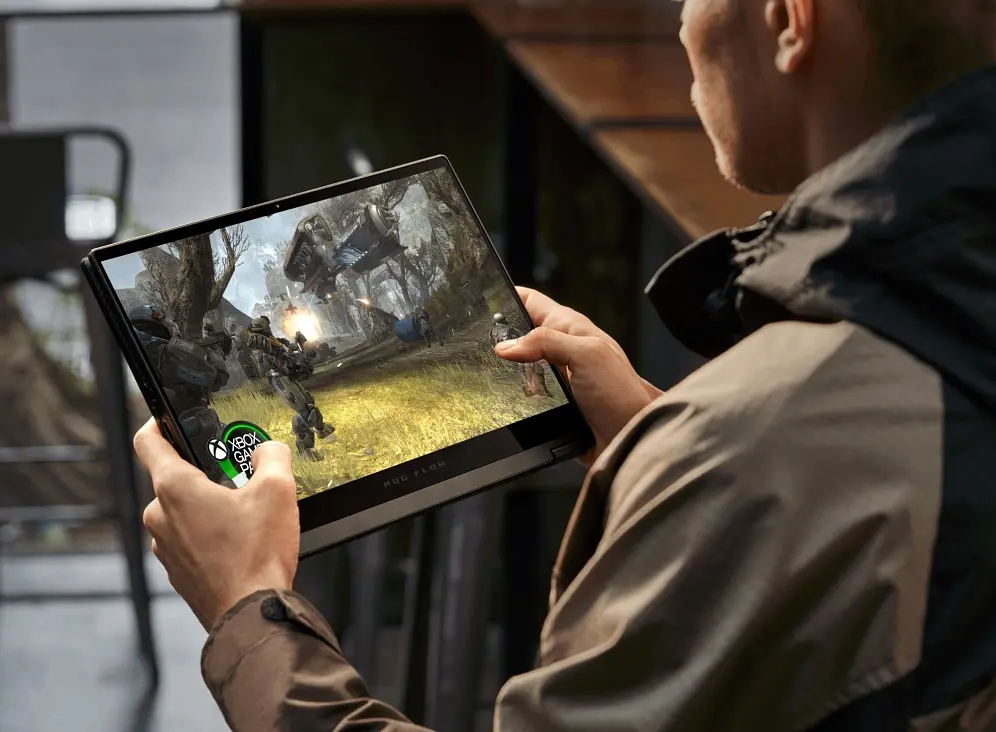 Ноутбук ASUS ROG Flow X13 GV301RE-LJ143 13.4FHD+ Touch IPS/AMD R9-6900HS/16/512F/NVD3050Ti-4/noOS (90NR0A21-M00BY0) - фото 8