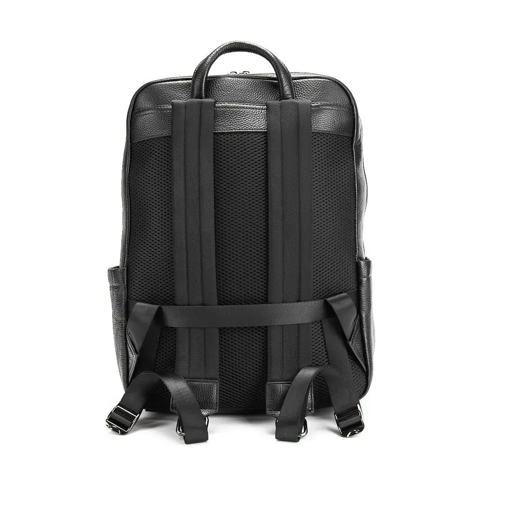 Шкіряний чорний рюкзак Tiding Bag A25F-8528-3A - фото 5