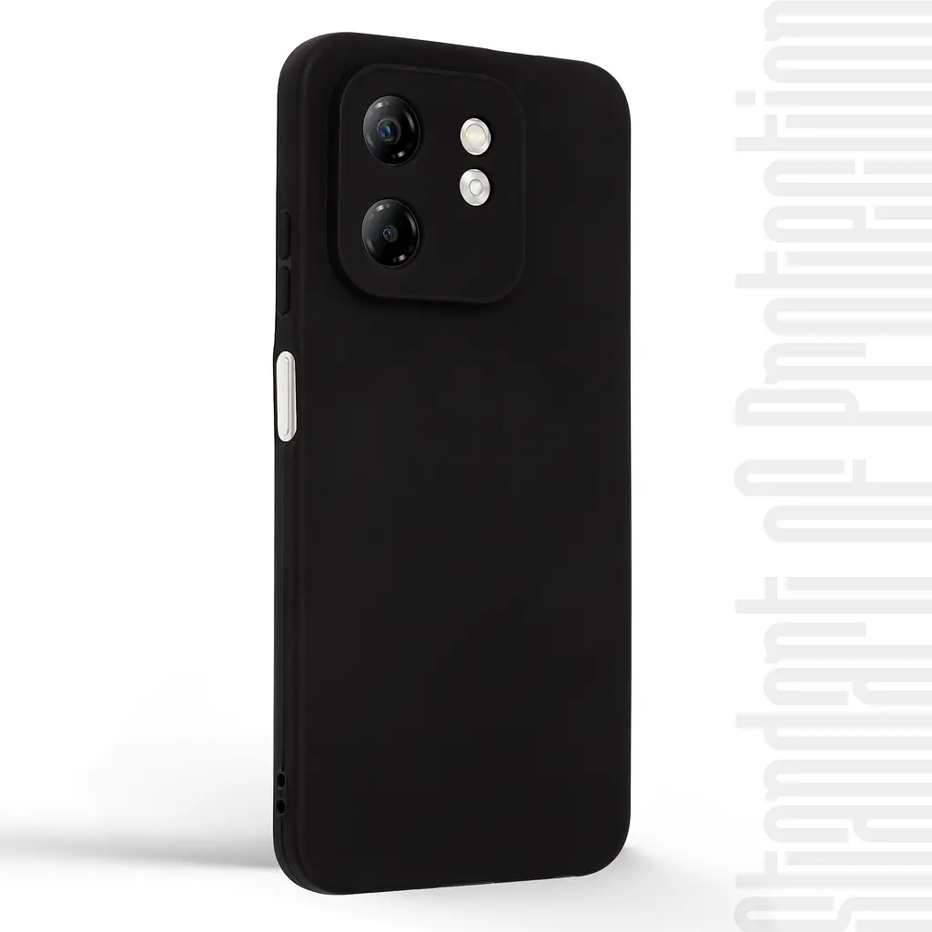 Чехол-накладка для смартфона Infinix Hot 50i Smart 9 противоударный, силиконовый, термополиуретановый (ТПУ), с защитой камеры и корпуса, черный, защита всего корпуса, ArmorStandart (ARM83823) - фото 2