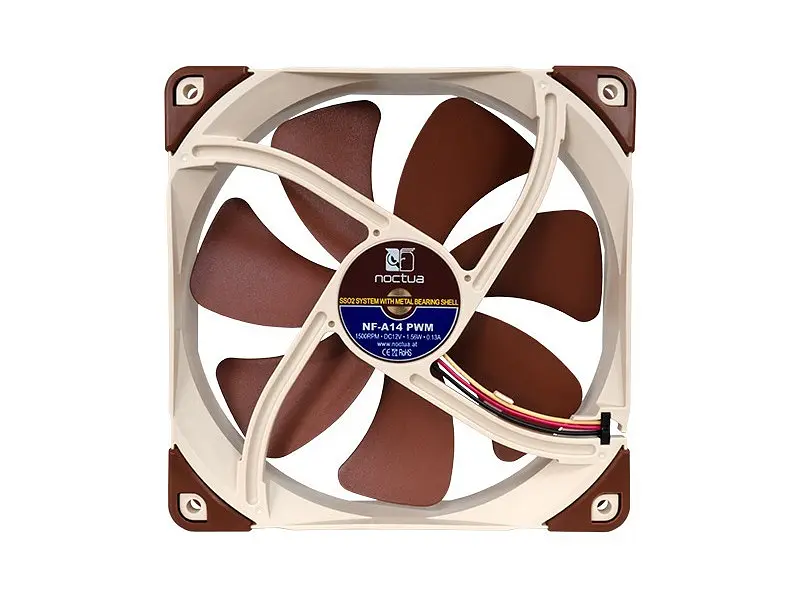 Вентилятор для корпусу Noctua NF-A14 PWM - фото 2