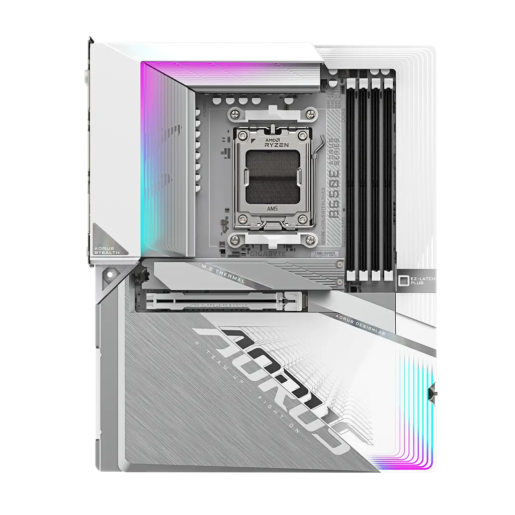 Mатеринська плата Gigabyte B650E Aorus Stealth Ice Socket AM5 (B650E A STEALTH ICE) Б/В