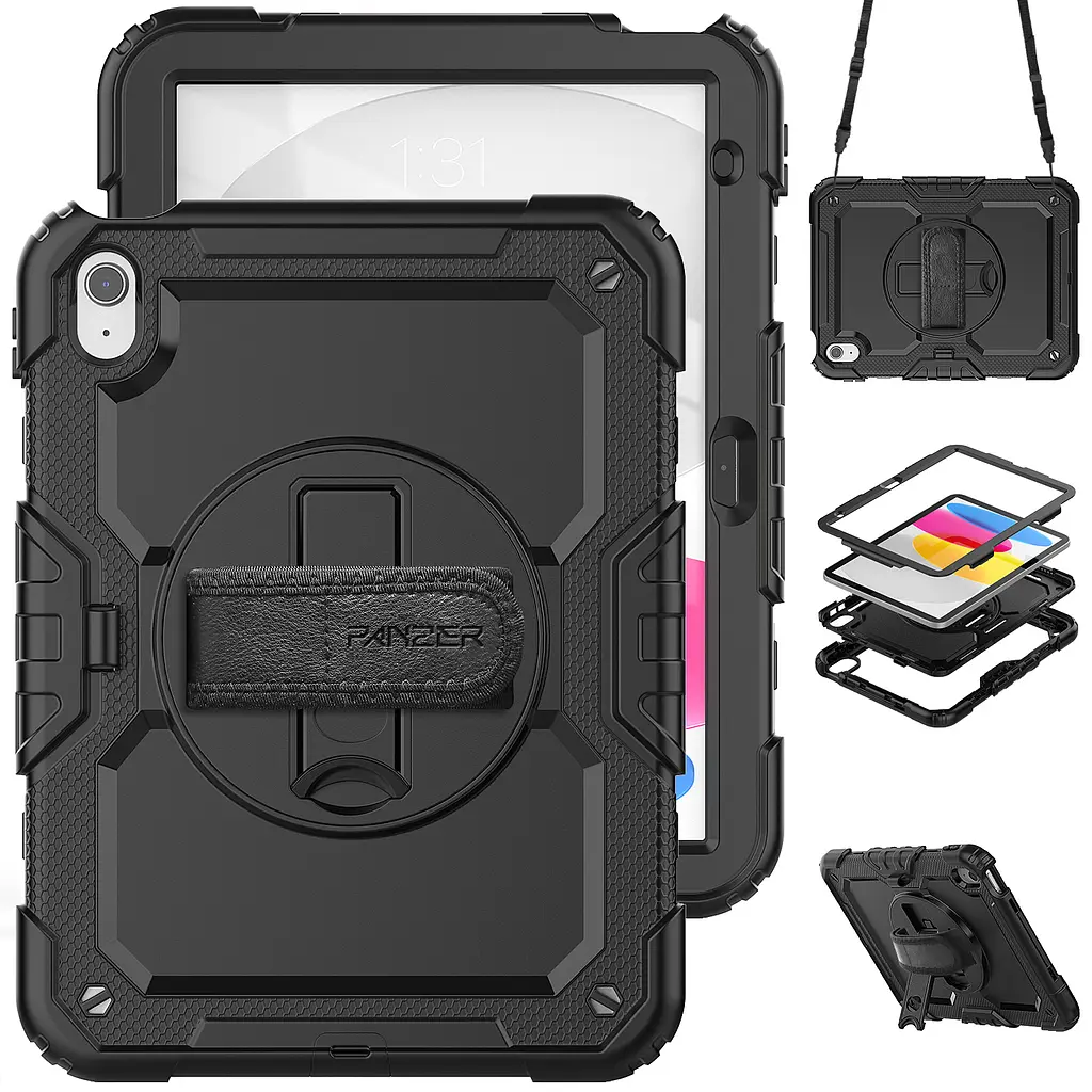 Чехол ArmorStandart Panzer для iPad 10.9 2024 / 2022 Black (ARM82525) - фото 4