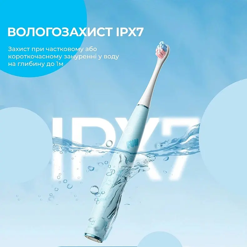 Електрична зубна щітка Oclean Kids Blue дитяча синя - фото 7
