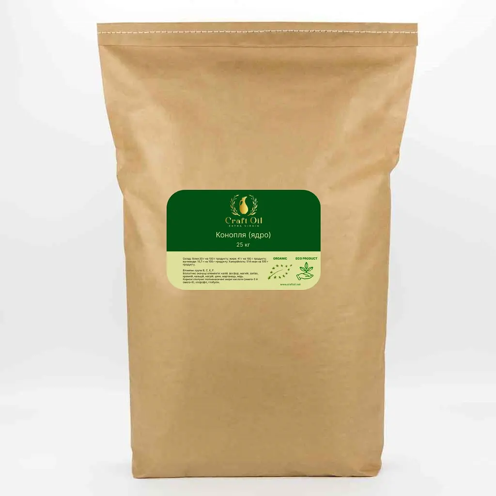 Насіння конопель Craft Oil Ядра 25 кг (2072162830)
