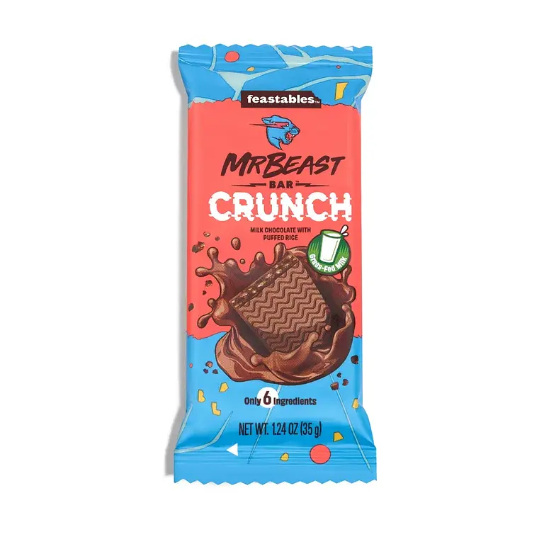 Шоколад Feastables MrBeast Milk Chocolate Crunch Bar 35 г