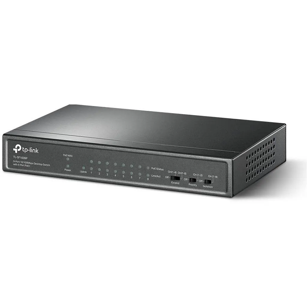 Комутатор мережевий TP-Link TL-SF1009P - фото 2