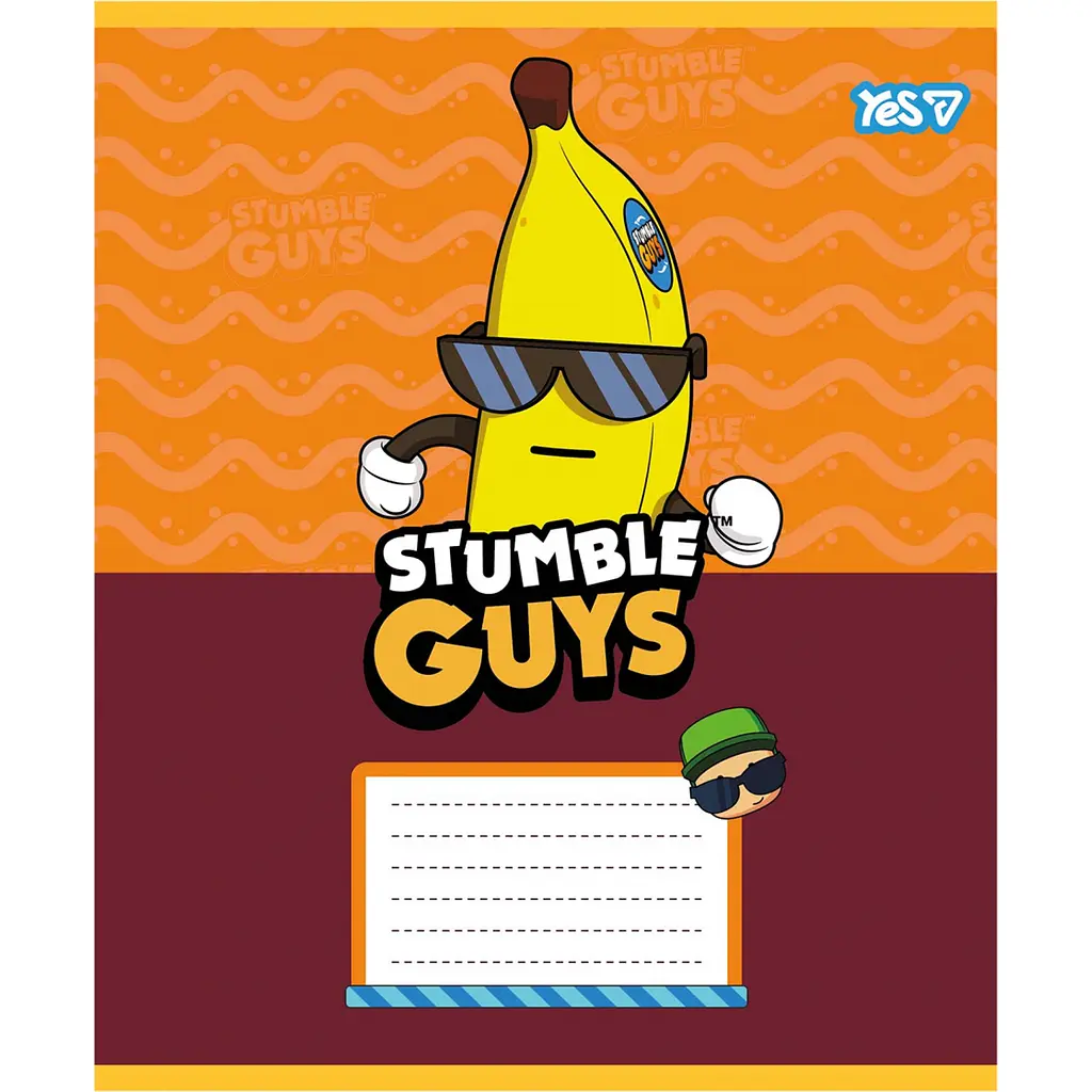 Набір зошитів Yes Stumble Guys 12 аркушів у лінію 25 шт. (768729) - фото 5