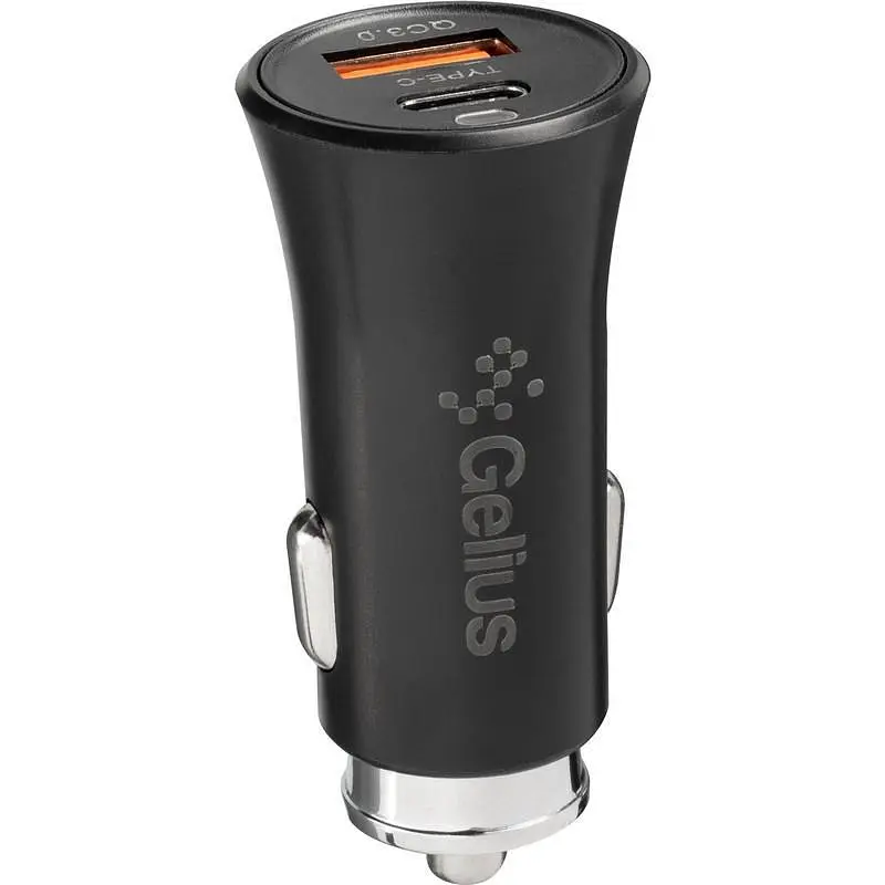 Автомобільний зарядний пристрій Gelius Pro Twix QC GP-CC006 Black з кабелем XiaomicroUSB - фото 4
