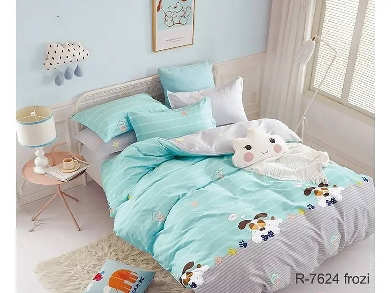 Комплект постельного белья R7624 frozi 2-спальный TAG tekstil pbe0025642 - фото 2