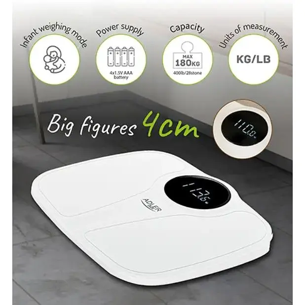 Весы напольные для новорожденных Camry CR 8171w с функцией взвешивания ребенка - фото 6
