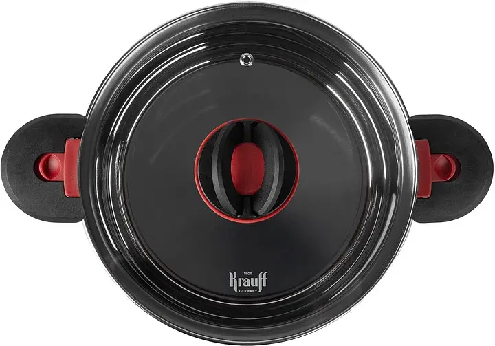 Каструля з кришкою Krauff 26-303-022 6.1 л 24 см срібляста - фото 6