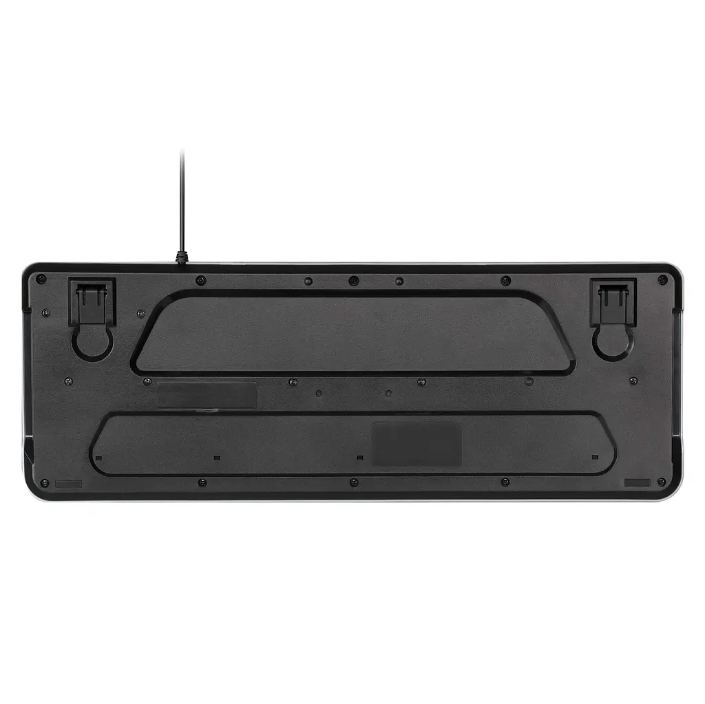 Клавіатура мембранна USB з LED-підсвіткою 2E KS-120 Black, 104key, USB-A, EN/UK, White LED - фото 8