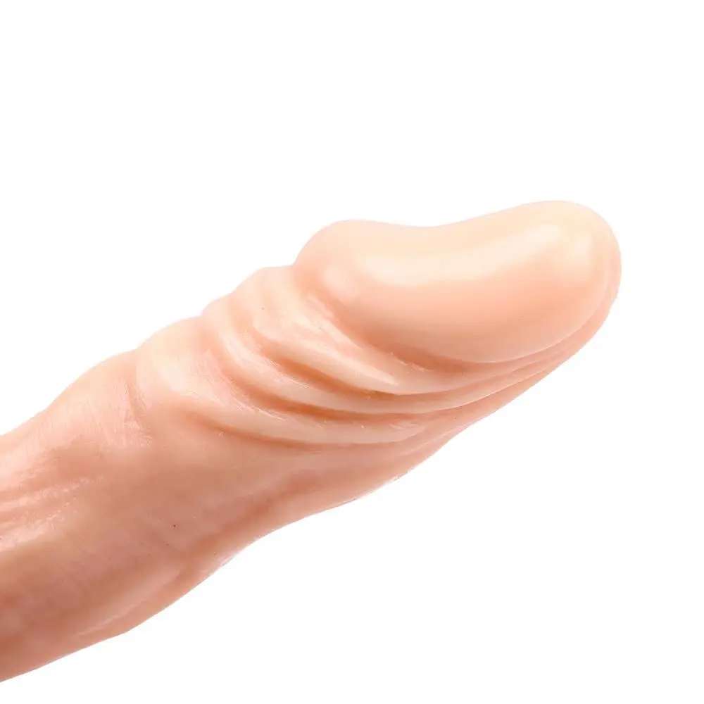 Вібратор Ballsy Super Cock James Deen 8.5", 21.5 см (тілесний) - фото 3