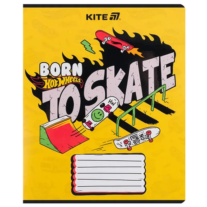 Зошит Kite Hot Wheels, 18 аркушів, лінія (HW25-237) - фото 9