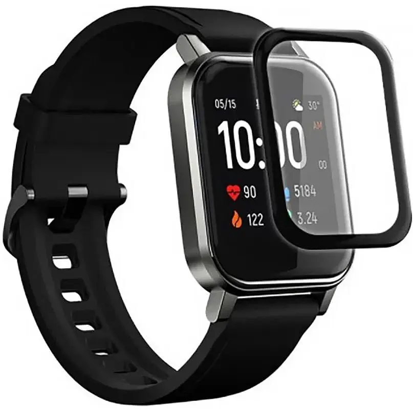Защитная пленка BeCover для Xiaomi Haylou Smart Watch LS01 Black (706039) - фото 2