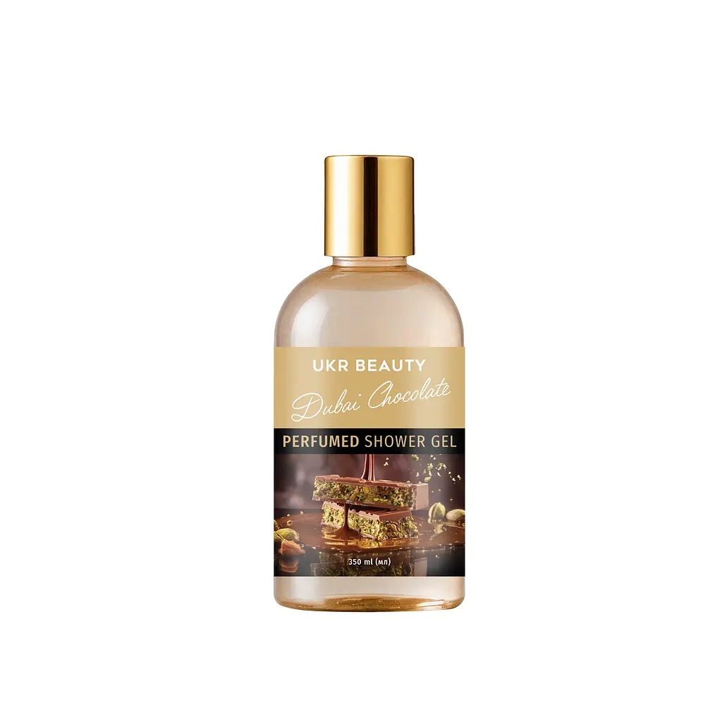 Гель для душу парфумований "Dubai Chocolate", UKR BEAUTY, 350 мл.